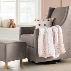 Muslin Quilt Baby and Toddler Blanket - Light Pink - Cloud Island&trade;