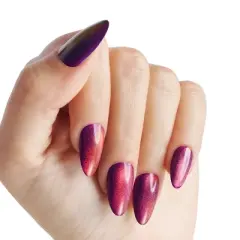 KISS Products Gel Fantasy Magnetic Fake Nails - Stream - 31ct