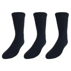 CTM Men's Cushioned Diabetic Crew Socks (3 Pair Pack)