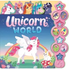 Unicorn World - (10 Button Sound Books) by  Igloobooks (Board Book)