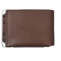 Trayvax Venture Billfold - Raw Tumbled / Frontier Brown