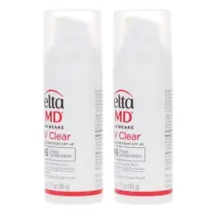 EltaMD UV Clear Broad Spectrum SPF 46 Face Sunscreen 1.7 oz 2 Pack