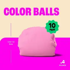Chameleon Colors Bachelorette Party Color Powder Kit - 5 Pink, 5 Black Color Balls-Unique Bachelorette Games, Comes with Instructions