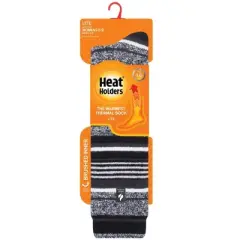 Women's Mahonia LITE&trade; Jacquard Stripe Long Socks| Size Women's 5-9 - Black