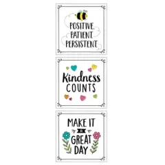 Creative Teaching Press&reg; Positive Mindset 10" Designer Cut-Outs, Pack of 12