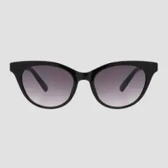 Women's Narrow Cateye Sunglasses - Universal Thread&trade; Black