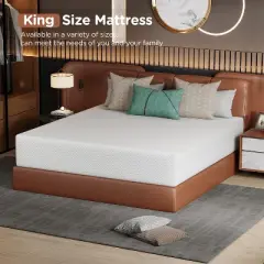 BestMassage 14 Inch Mattress Gel Memory Foam Mattress Medium Firmness Mattresses for Cool Sleep & Pressure Relief CertiPUR-US Certified