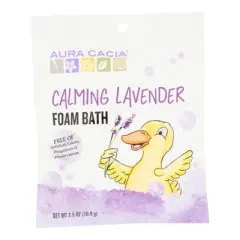 Aura Cacia Calming Lavender Foam Bath - Case of 6/2.5 oz
