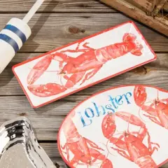 Certified International 2pc Beach House Lobster Melamine  Platter Set