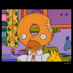 Men's The Simpsons Homer Donut Head Sweatshirt