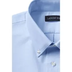Lands' End School Uniform Men's Long Sleeve Oxford Dress Shirt