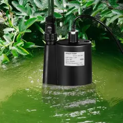 Costway Submersible Utility Pump 1/3HP 2400GPH Portable Electric Water Pump 10 FT Cord