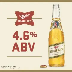 Miller High Life Beer - 30pk/12 fl oz Cans