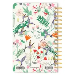 BrownTrout Hummingbirds Compact Wire Journal with Foil Stamped Cover