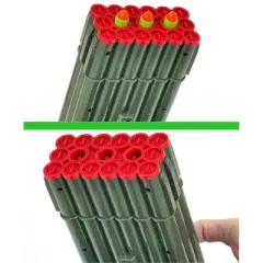 Big Daddy Military Missile Transport Army Truck Defence System 18 Long Range Missile Jungle Camouflage Toy Truck