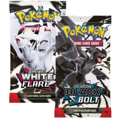 Pokemon SV10.5 White Flare and Black Bolt Art Set (2 Booster Packs)