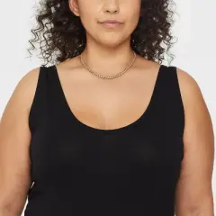 Thin Curb Chain Necklace - A New Day&trade; Gold