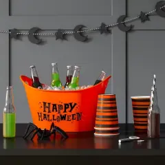 3L Plastic Happy Halloween Beverage Tub - Hyde and EEK! Boutique&trade;