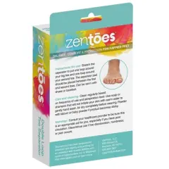 ZenToes Double Loop Toe Separator - Beige - 2pk