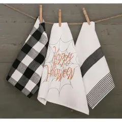C&F Home Happy Halloween Embroidered Flour Sack Cotton Kitchen Towel