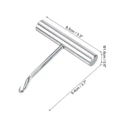 Unique Bargains Stainless Steel Badminton Squash Tennis Racket String Assistance Puller Silver Tone