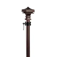 Evergreen Pagoda Interchangeable Finial, Bronze- 3.25x2.25x2.25 in Durable Hardware for Flags