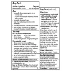 Theraflu Sever Congestion Relief Cooling Nasal Mist - Oxymetazoline Hydrochloride - 0.34 fl oz