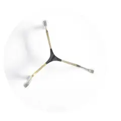 Inmod Reese Glass Side Table Gold
