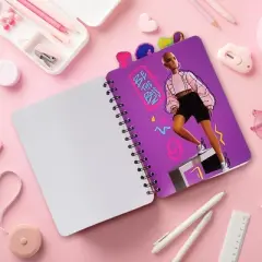 Inkology, LLC Barbie 4-Tab Spiral Notebook Journal | 9 x 6 Inches