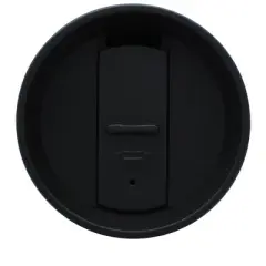 Just Funky Black 16oz Travel Mug w/ Lid