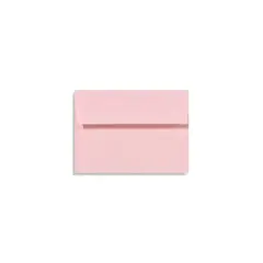 LUX 4 3/8" x 5 3/4" 70lbs. A2 Invitation Envelopes W/Glue Candy Pink EX4870-14-50