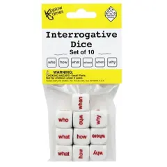Koplow Games Interrogative Dice, 10 Per Set, 3 Sets
