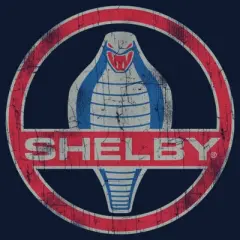 Junior's Shelby Cobra Vintage Logo Cowl Neck Sweatshirt