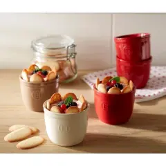 Emile Henry Made in France 6.75 oz Ramekin, Set of 2, 3.25" by 2.75"
