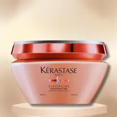 Kerastase Discipline Maskeratine Smooth in Motion Masque (6.8 oz) - Adds Softness, Heat Protectant & Frizz Control