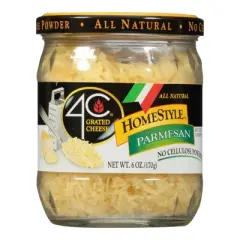 4C Foods Homestyle Parmesan Cheese - Case of 6/6 oz