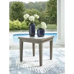 Signature Design by Ashley Rainier Ranch Square End Table, Brown