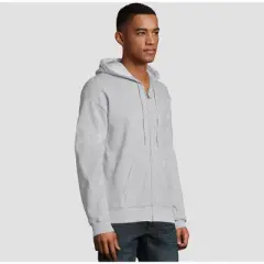 Hanes Men's EcoSmart Fleece Full-Zip Hooded Sweatshirt
