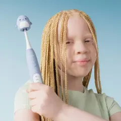 ORDO Sonic Kids Rechargeable Toothbrush - Squishmallows Samir - Blue