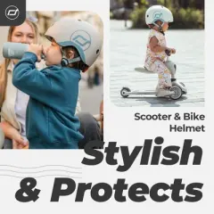 Scoot & Ride Toddler Kids Bike and Scooter Helmet with LED Light
