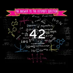 Men's Design By Humans The answer to the ultimate question 42 By Bomdesignz Tank Top