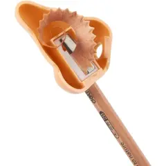 Nose Pencil Sharpeners - Set of 24 Hand Held Plastic Pencil Sharpeners, Manual Sharpeners, Great as Novelty Party Favors, 1.7x1x2.2"