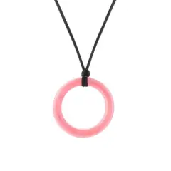 Chewigem Chewable Realm Ring Pendant, Pink