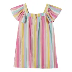 Andy & Evan  Toddler  Striped Woven Dress.