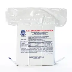 Life+Gear 72hr Food/Water and Thermal Blanket Kit: Emergency Survival Gear, Camping Preparedness, 9-Piece Set