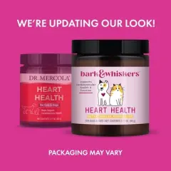 Bark & Whiskers Heart Health for Dogs & Cats, Cheddar Cheese Flavor, Supports Cardiovascular Health and Function, Veterinarian Formulated, Non-GMO