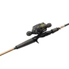 ProFISHiency Sniper 6'8" Spincast Combo - Black/Gold