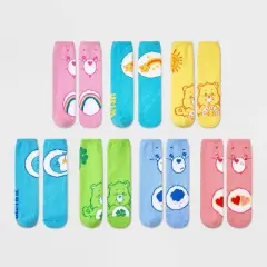 Women's Care Bears 7 Days of Cozy Crew Socks - Assorted Colors 4-10