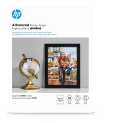 HP Advanced Photo Paper 56 lbs. Glossy 8-1/2 x 11 50 Sheets/Pack Q7853A