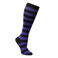 Striped Patterned Knee High Socks from the Sock Panda (Women's Sizes, Adult Medium) - Halloween Themed